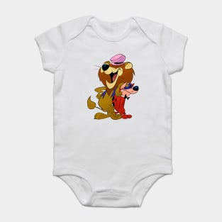 Lippy the lion and Hardy Har Har Baby Bodysuit